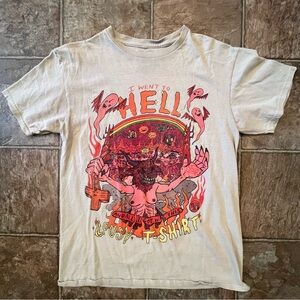 GUC -Teen Hearts I Went To Hell Lousy T-Shirt Graphic Tee Indie Streetwear Sz M